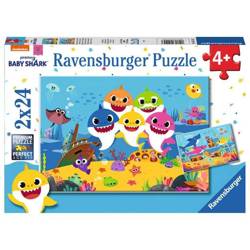 Puzzle Ravensburger 2x24el Baby Shark 051243
