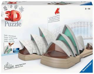 Puzzle Ravensburger 3D 216el Budynki nocą Opera w Sydney 112432