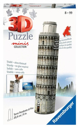 Puzzle Ravensburger 3D 54el mini Budynki Wieża w Pizzie 112470