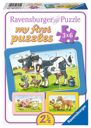 Puzzle Ravensburger 3x6el Zwierzaki 065714