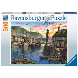 Puzzle Ravensburger 500el  Poranek w porcie 150458