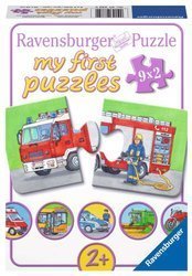 Puzzle Ravensburger 9*2el Pojazdy Ratownicze 073320