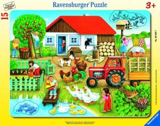 Puzzle Ravensburger ramkowe 15el Na wsi