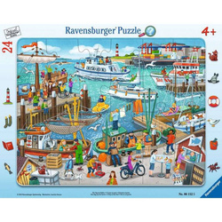 Puzzle Ravensburger ramkowe 24el Dzień w porcie 061525
