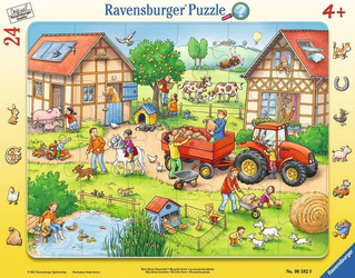 Puzzle Ravensburger ramkowe 24el Moja mała farma 065820