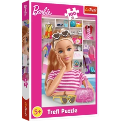 Puzzle Trefl 100 Poznaj Barbie 164589