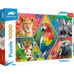 Puzzle Trefl 1000 Egzotyczne zwierzęta