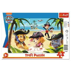 Puzzle Trefl 15 ramkowe Przyjaciele z Psiego Patrolu 313505