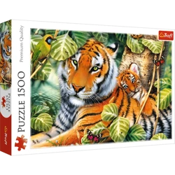 Puzzle Trefl 1500 Dwa tygrysy 261592