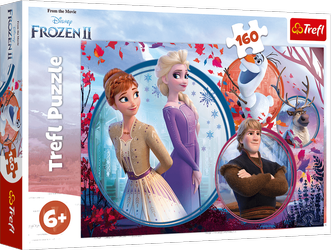 Puzzle Trefl 160 Siostrzana przygoda Disney Frozen II 153743