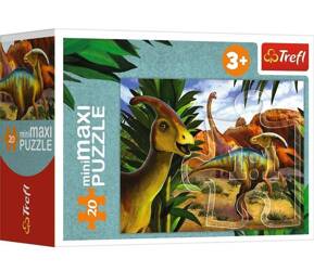 Puzzle Trefl 20 MiniMaxi Poznaj świat dinozaurów 211375