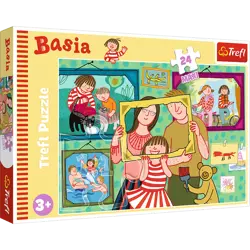 Puzzle Trefl 24 maxi Basia i jej dzień 143478