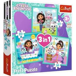 Puzzle Trefl 3w1 Aktywności Gabbi 348712