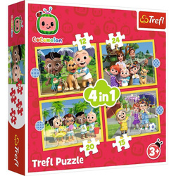 Puzzle Trefl 4w1 Cocomelon Poznaj bohaterów 346473