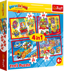 Puzzle Trefl 4w1 Tajni Szpiedzy