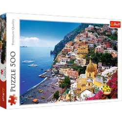 Puzzle Trefl 500 Positano Wybrzeże Amalfickie Włochy 371451