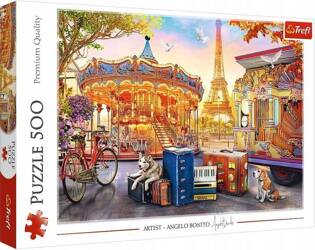 Puzzle Trefl 500 Wakacje w Paryżu 374261