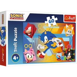 Puzzle Trefl 60 Sonic w akcji 173871