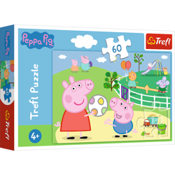 Puzzle Trefl 60 Zabawy w gronie przyjaciół Peppa Pig