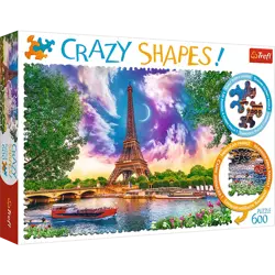 Puzzle Trefl 600 Crazy Shapes Niebo nad Paryżem 111156