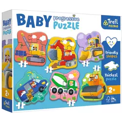 Puzzle Trefl Baby Progressive Pojazdy 440041