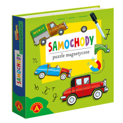 Puzzle magnetyczne Układanka Samochody 026795