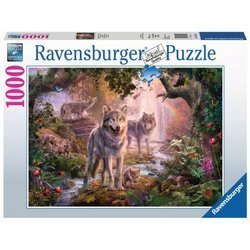 Puzzle ravensburger 1000el wilki w lecie 151851