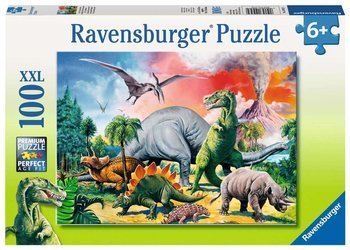 Puzzle ravensburger 100el xxl pośród dinozaurów 109579 ***2