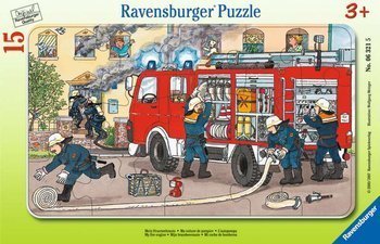 Puzzle ravensburger 15el ramkowe straż pożarna 063215
