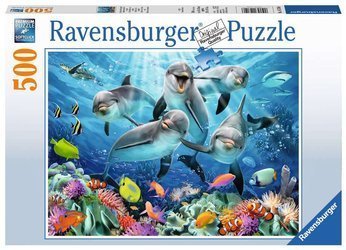 Puzzle ravensburger 500el xxl delfiny 147106 ***2