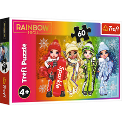 Puzzle trefl 60 Radosne lalki MGA Rainbow High 173802