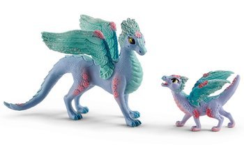 Schleich kwiecisty smok i dziecko 036557