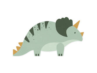 Serwetki Triceratops 18x10cm 12szt 025646