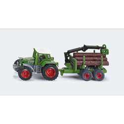 Siku 1645 traktor z leśną przyczepą