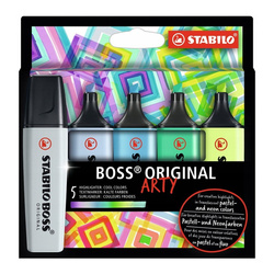 Stabilo Boss Original Arty Zakreślacz 5kol cool colors 577755