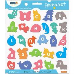 Stick'n Naklejki papierowe litery do nauki alfabetu 290125