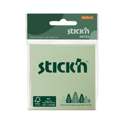 Stick'n Notes samoprzylepny 76x76mm pastel 3kol po 50 kartek 218877