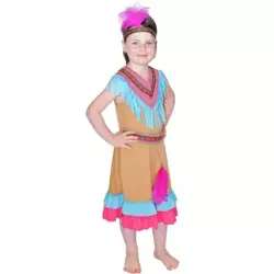 Strój dziecięcy Kolorowa Indianka rozmiar L 232654