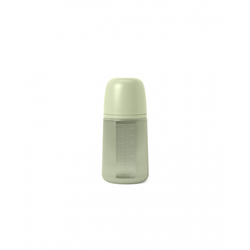 Suavinex Butelka silikonowa 240 ml | SX Pro średni przepływ | zielona | New All Silicone
