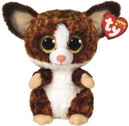 TY Beanie Boos brązowy mały lemur BINKY, 15 cm