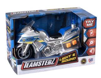 Teamsterz Motocykl policyjny światło dźwięk 715613