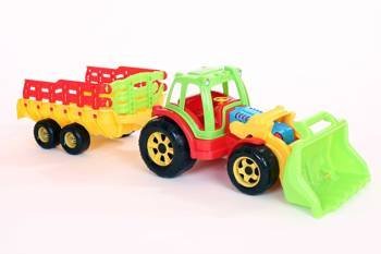 Traktor z przyczepą 550305