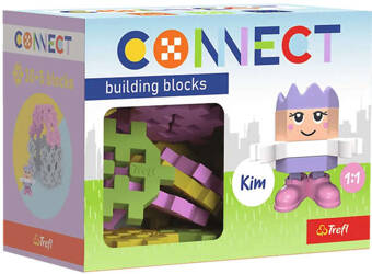 Trefl Klocki Connect Pocket 35 Girl Kim 620030