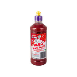 Tuban Slime klej PVA brokatowy czerwony 500ml 034771