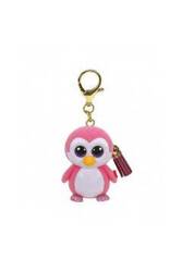 Ty Mini Boos Clip GLIDER - różowy pingwin 250721