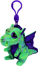 Ty beanie boos zielony smok cinder 8,5cm clip 366378