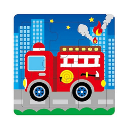 Układanka drewniana wóz strażacki 822873