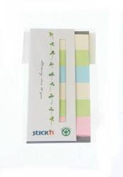 Zakładki indeksujące Stick'n papier 45x15mm 6kol neon eco 180k 215975