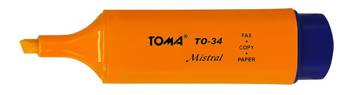 Zakreślacz Toma Mistral TO-334 pomarańczowy