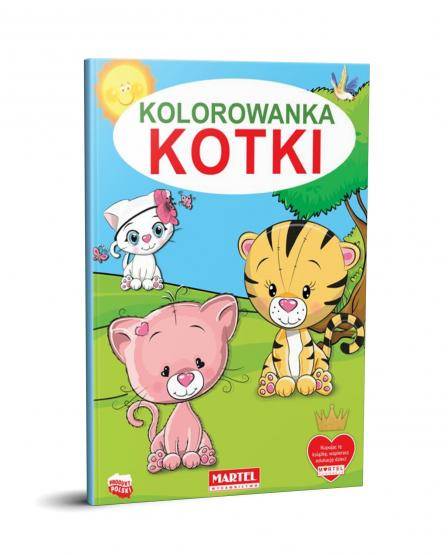 Kolorowanka kotki 944351 | ZABAWKI \ Książeczki i kolorowanki ...